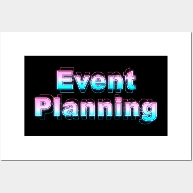 Event Planning Wall Art by Sanzida Design